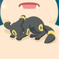 ブラッキーの星4寝顔画像