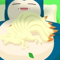 キュウコンの星4寝顔画像