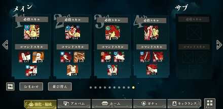 EX2フルコンスキルレベル