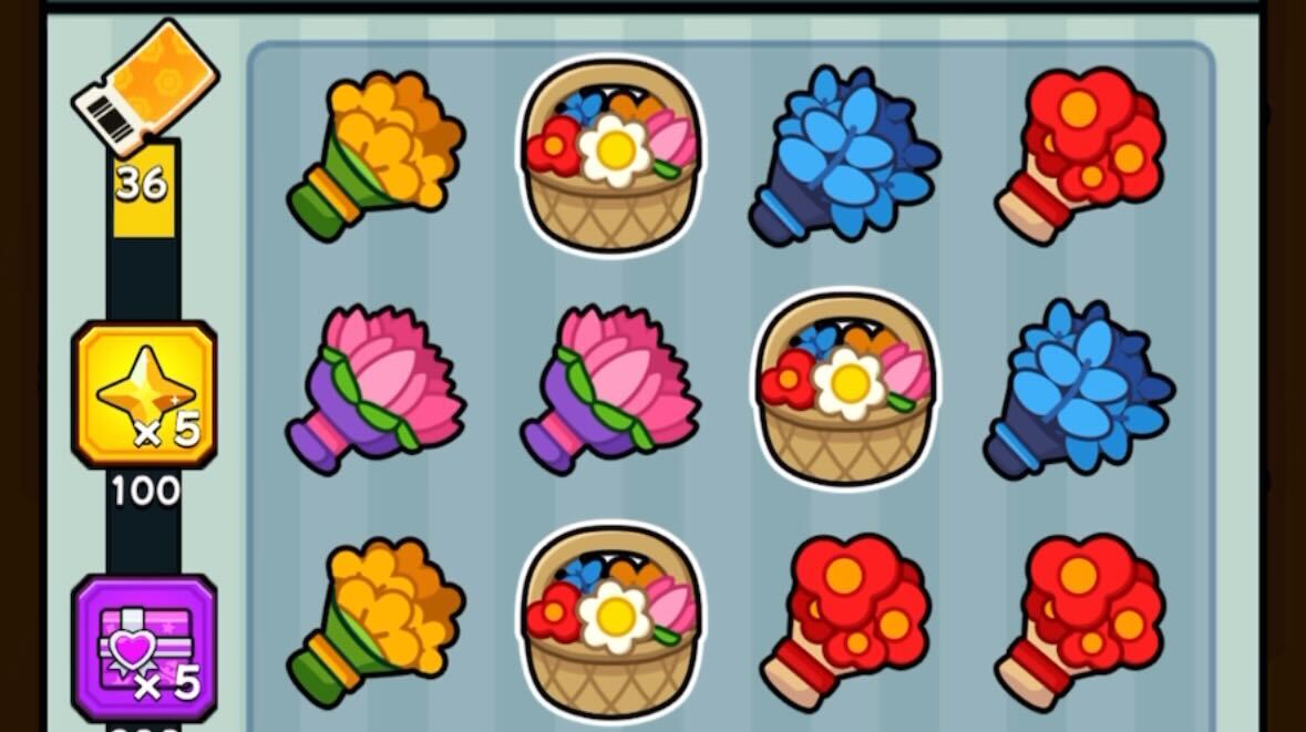 スペシャルフラワーが3個揃うとパーティモードに移行