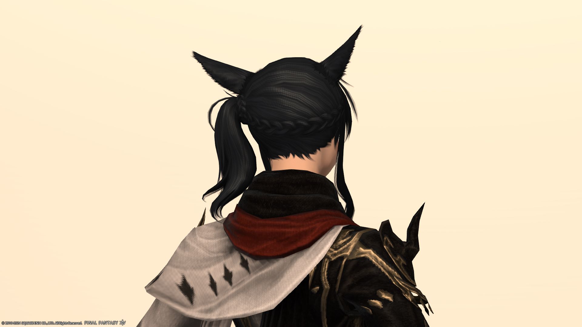 サイドテール後ろ