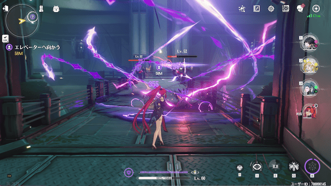 扉を開けて敵を倒しながら先に進む