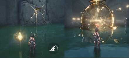 高圧黒石と亀裂岩