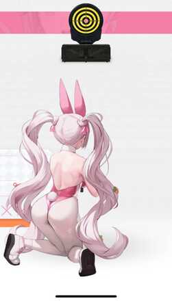 アリス：ワンダーランドバニーの背面