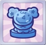 あおワイルドさんの像