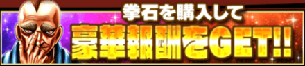 「新拳魂登場キャンペーン〜王者への先導者〜」パック購入