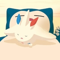 トゲキッスの星4寝顔画像