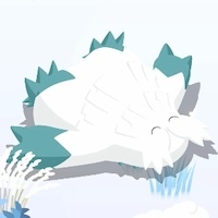 ユキノオーの星3寝顔画像