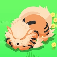 ウインディの星1寝顔画像