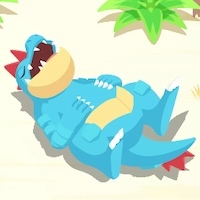 オーダイルの星3寝顔画像