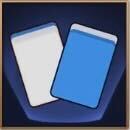 青の麻雀牌画像