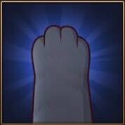 黒ネコの手画像