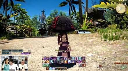 リボンパラソル