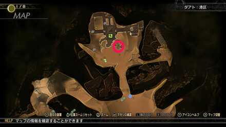 アオガミの写せ身弐式の入手マップ