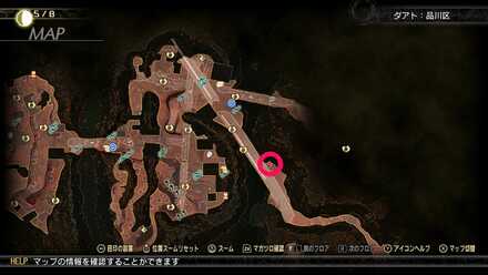 アオガミの写せ身弐式の入手マップ