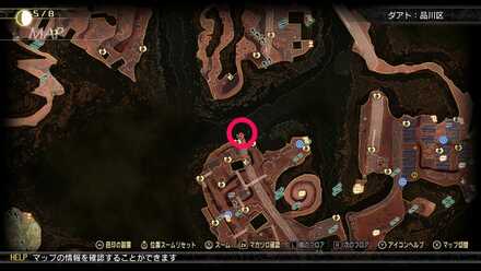 アオガミ参式の入手マップ