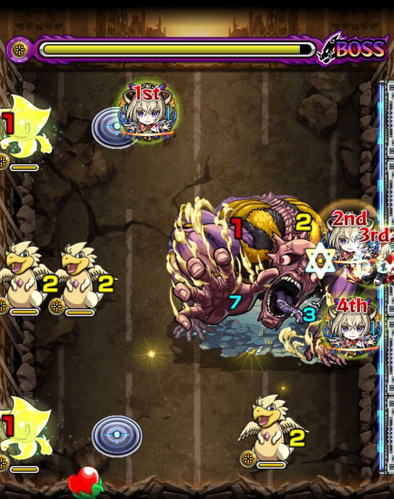 蜘蛛の怪獣 ステージ