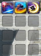 ホットバーの透過設定