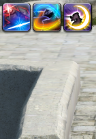 ホットバーの透過設定