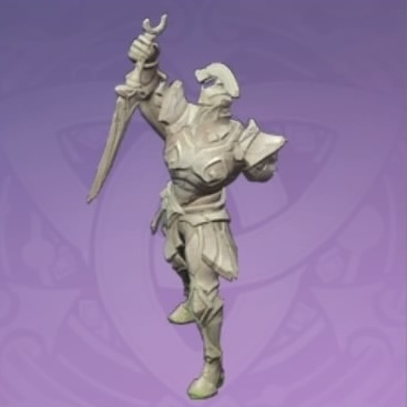 剣を持つ石像-「不完全の美学」の画像