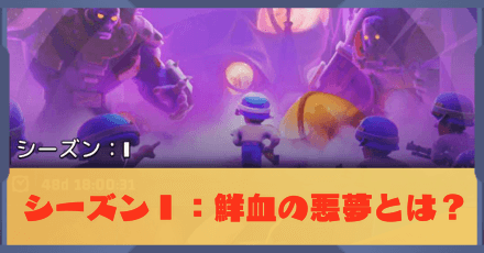 シーズンⅠ：鮮血の悪夢