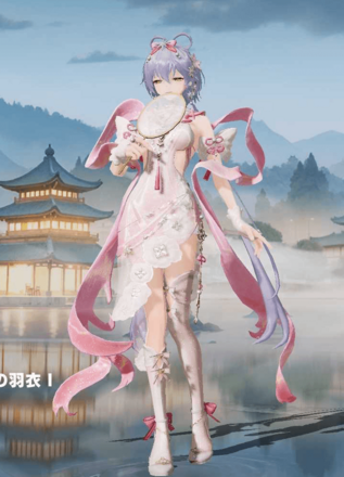 洛天依(ルォ･テンイ)：桃花の羽衣画像