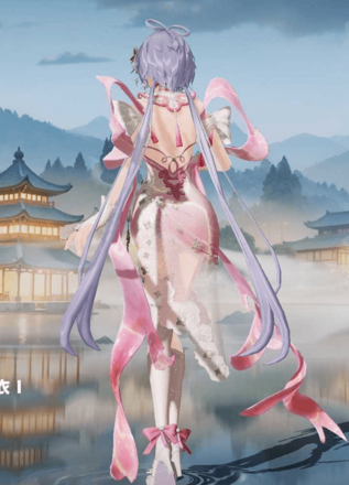 洛天依(ルォ･テンイ)：桃花の羽衣画像