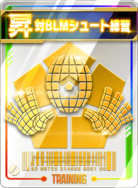 対BLMシュート練習画像