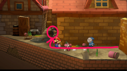 東エリアの隠し壁を通りクラガリさんと会う