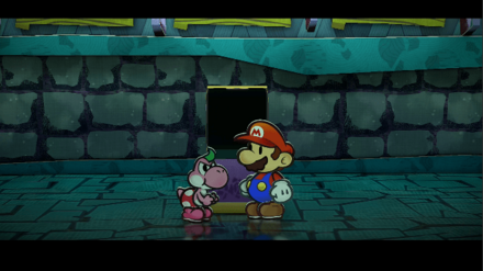 宝箱を開けるマリオ