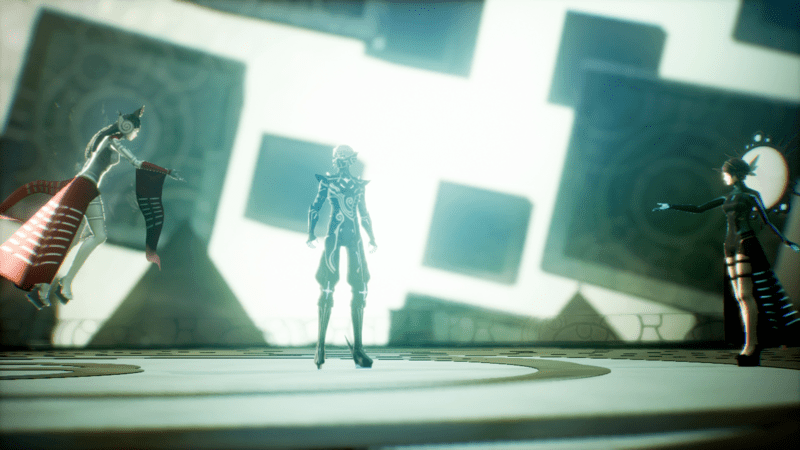 プレイ全体を通した選択でエンディングが変わる