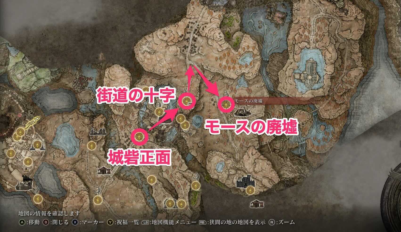 落葉のダンマップ