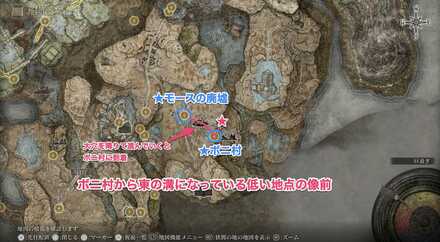 ボニ村東の像前