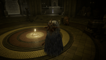 祝福清めの間、前室すぐ横