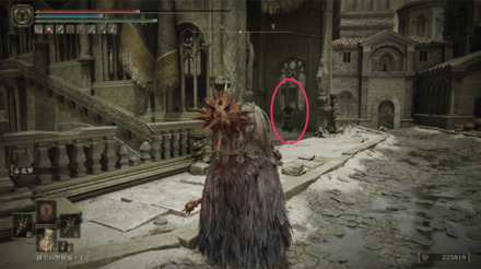 ツボを持った敵を倒す