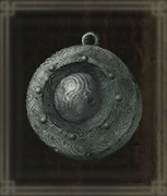 緑青の円盤画像