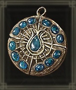 青琥珀のメダリオン+3画像