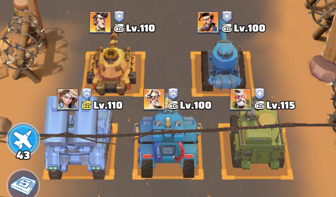 同じタイプの編成がおすすめ