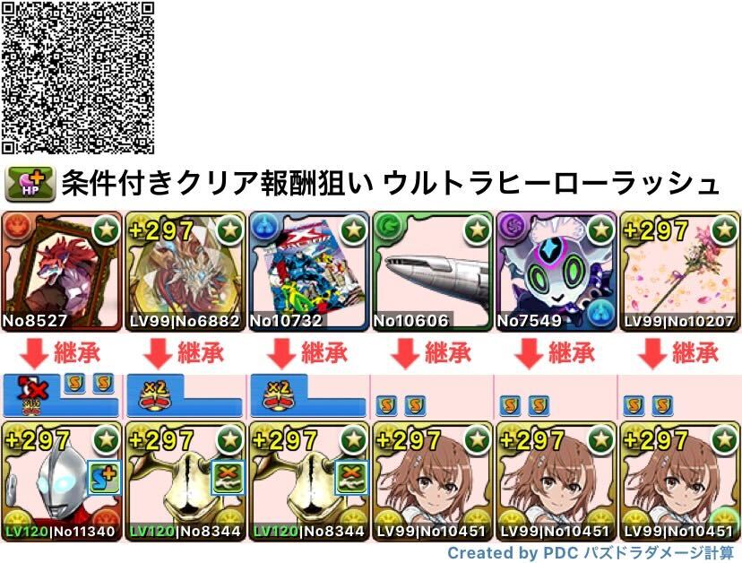 条件付きクリア報酬狙い編成