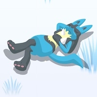 ルカリオの星3寝顔画像