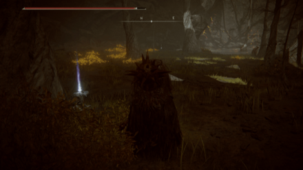 奈落の森北西の行き止まりの木