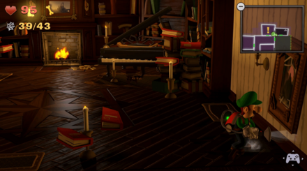 書斎のくもの巣