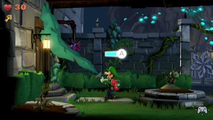 エントランスの葉っぱ