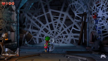 奥の糸玉を引っ張る