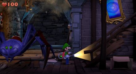 スペースに回避する