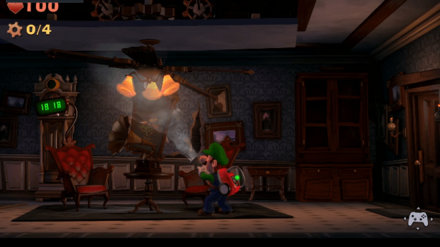 天井を吸って降ろしている謎解き