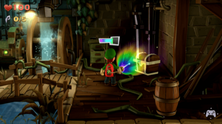 発電機室の宝箱