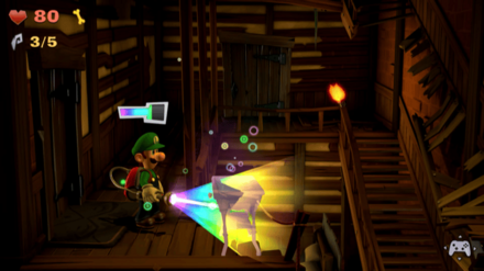 連絡階段のテーブル