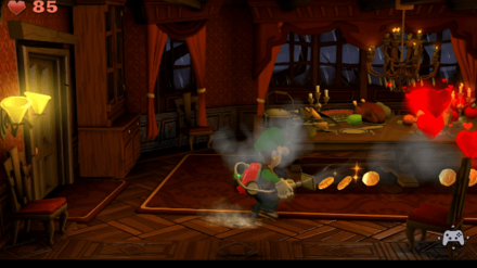 家具を調べてでたハート