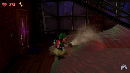 砂山を吸い取る